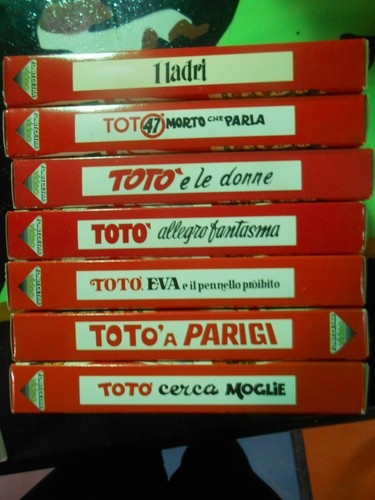 Lotto stock vhs totò - n,