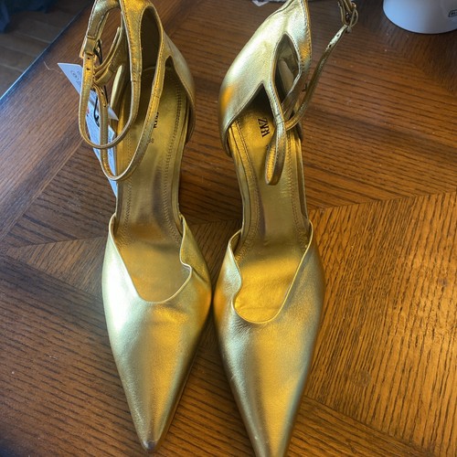 Zara tacco oro - tacco,