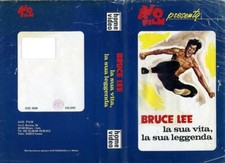 BRUCE LEE LA SUA VITA LA SUA LEGGENDA VHS CON NASTRO ROVINATO CUSTODIA AVOFILM