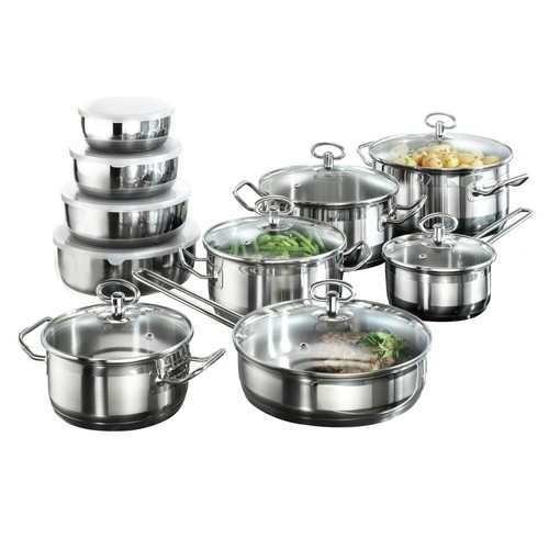 Set pentole acciaio inox - in,