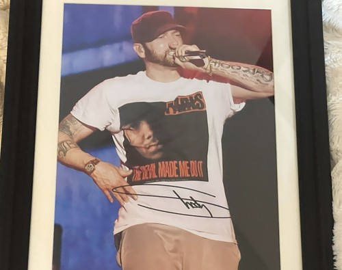 Eminem foto autografata - eminem,