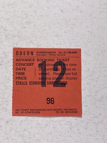 Concert ticket original - ac/dc,