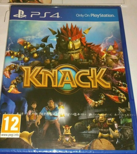 Adesivo knack ps4 nuovo - knack,