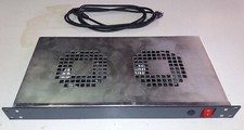 Cassetto PRO Ventilazione Raffreddamento a 2 Ventole Fan Rack 19" - 1HE