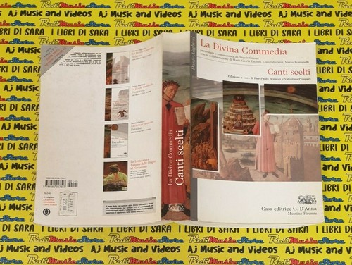 Book libro divina commedia - divina,