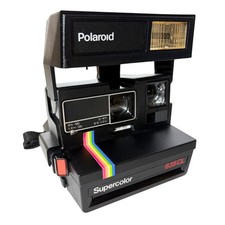 Polaroid Supercolor 635CL - Fotocamera istantanea vintage, core retrò, senza manuale. Non testato