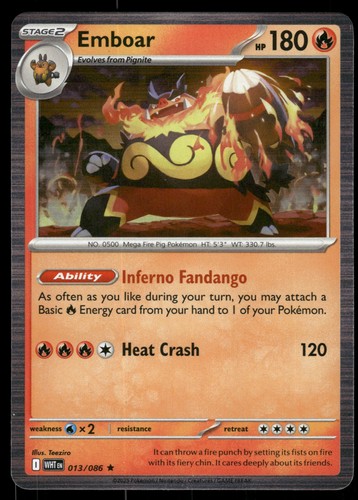 Emboar 013 086 holo white - sv:,