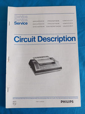 PHILIPS MSX Vintage Retro Computer STAMPANTE VW0010 VW0020 CIRCUIT DESCRIPTION