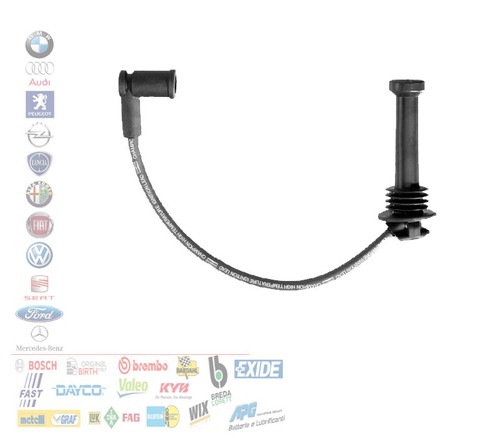 Kit cavi candela accensione - kit,