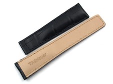 Cinturino Tag Heuer Vero Alligatore Blu Opaco 20/16mm Deployante Luxury Ricambi