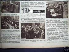 1947 EMIGRAZIONE EMIGRANTI