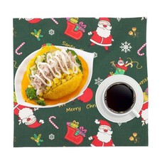  8pcs natalizi quadrati di