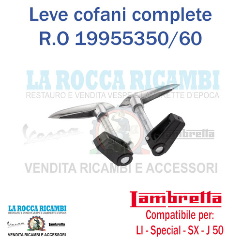 Leve cofani complete lambretta - cofani,