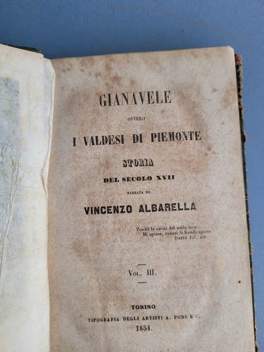Gianavele ovvero valdesi - gianavele,, i