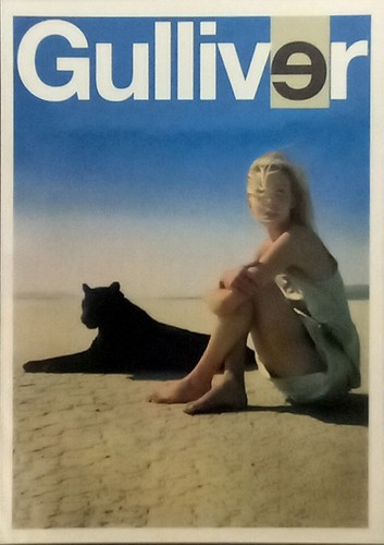 Cartolina donna puma - cartolina, spiaggia