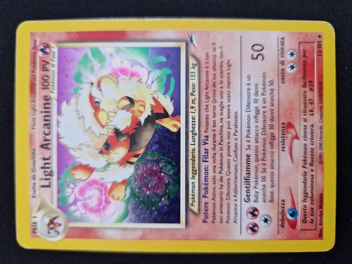 Light arcanine holo 105 neo - arcanine,