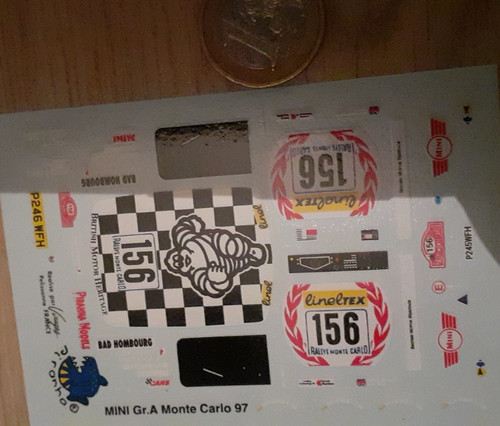 Décalcomanie mini austin - mini,