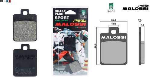 Plaquettes frein malossi - plaquettes,