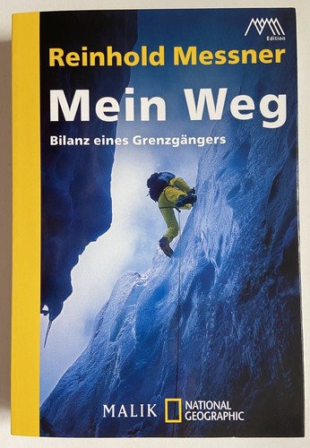 Libro reinhold messner - messner, firmato