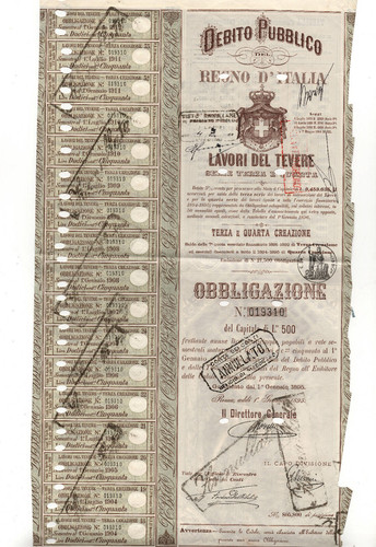 Debito pubblico regno - pubblico,