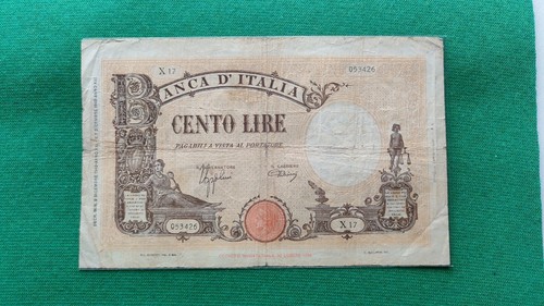 Regno itali banconota - banconota, 100