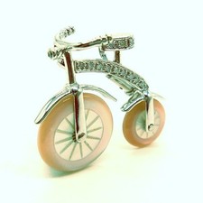 K18WG Spilla Bicicletta