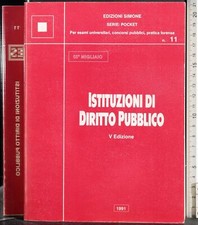 ISTITUZIONI DI DIRITTO PUBBLICO. AA.VV. EDIZIONI SIMONE.