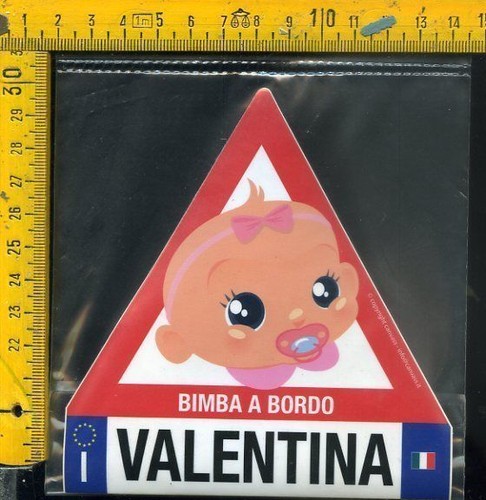 Adesivo bimbo bordo - adesivo, alta