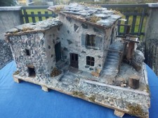 CASA PRESEPE artigianale per scene Natività e decorazioni Natalizie