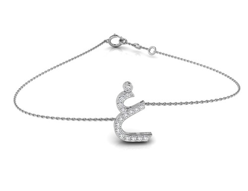 Bracciale oro bianco - , 18
