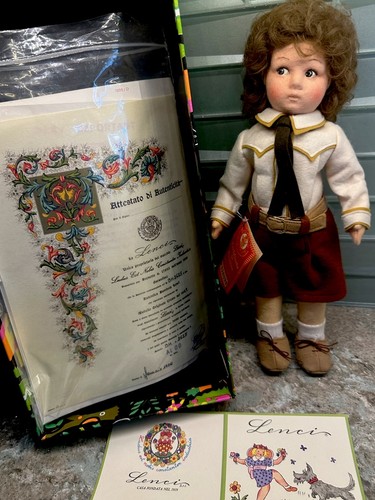 Bambola vintage 1986 lenci - bambola,