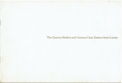 Lancia gamma berlina - berlina, &