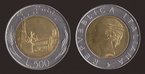 500 lire 1995 quirinale - 500,
