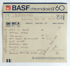 Copertina Inlay Mc Musicassetta Basf Chromdioxid II 60 Cassette Usata Used