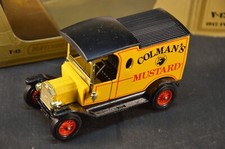 MATCHBOX MODELS OF YESTERYEAR 1912 FORD MODEL T Y-12 SCALA 1/35 COLMAN'S MUSTARD