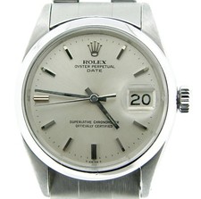 Mens Rolex Date Stainless