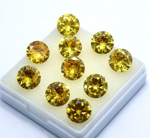 Naturale giallo zircone taglio - giallo,