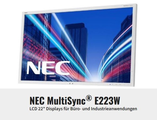 Monitor nec multisync e223w - nec,