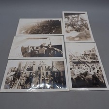 Vintage Nero e Bianco Fotografia Seconda Guerra Mondiale 2 Sacco Di 5 Originale