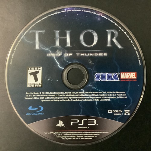 Thor god thunder ps3 sony - thunder,