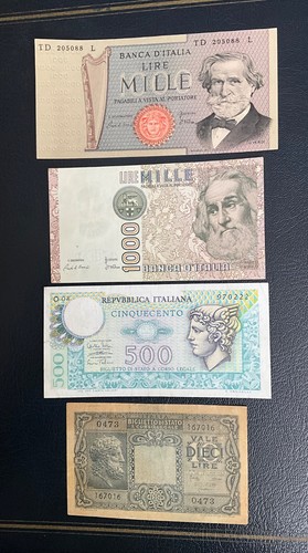 Banconote 000 500 e 10 - e,