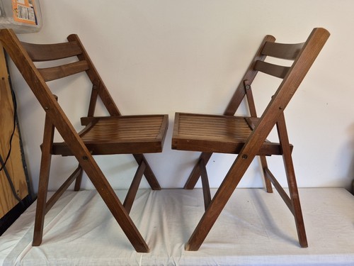 Set sedie pieghevoli vintage - 2,