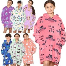 Felpa Oversize Per Bambini Con