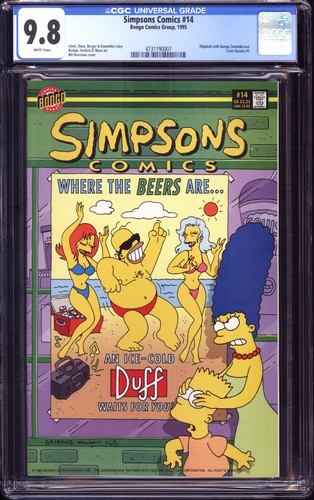 Simpsons comics cgc 9 8 - comics,