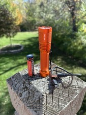 TORCIA LED ACEBEAM ARANCIONE TAC AA 2.0 EDC + BATTERIA USB-C + DIFFUSORI