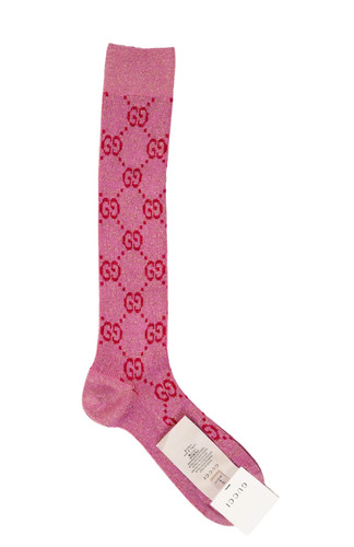 Calze gucci logo glitterate - gucci,