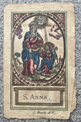 Antico santino anna - s.anna,, joseph