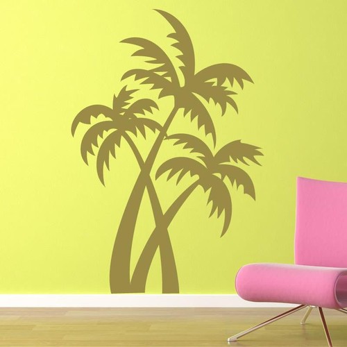 Adesivo arte parete - arte, palme