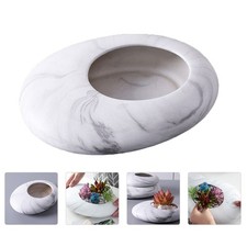 Ornamento da tavolo da tavolo ellittico a forma di ciottoli a forma di ciottoli