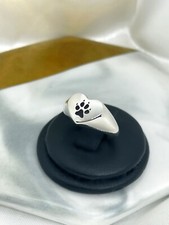 Anello chevalier a cuore